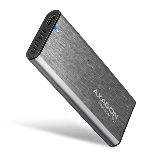 EAN 8595247906328 - Axagon EEM2-SG2 caja para disco duro externo Caja externa para unidad de estado sólido (SSD) Gris M.2 imagen 1