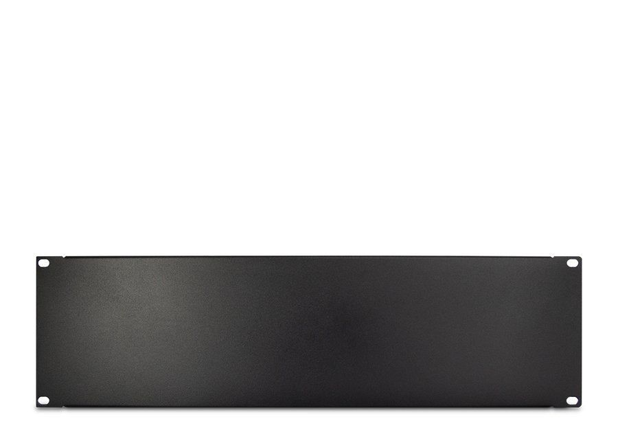 Inter-Tech 19" Blindplatte, Negro 3he, Geschraubt