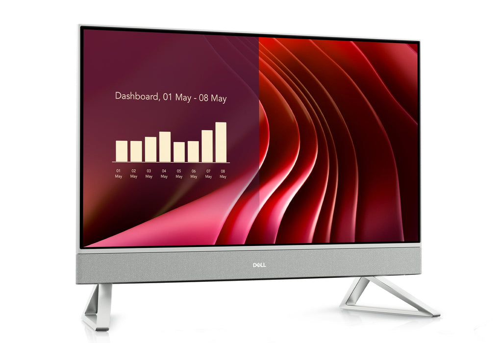 Pc Aio Dell Ec24250 Core 5-120u 16gb 512gb  23.8"Fhd W11p Blanco