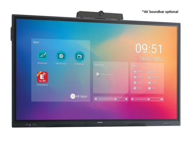 Sharp Pn-Lc862 Digital Signage Touch Display 218,44 Cm 86 Zoll