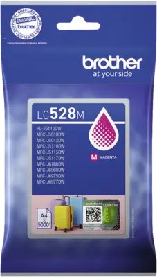 Brother Lc528mp Ink Jet Magenta Hc Para