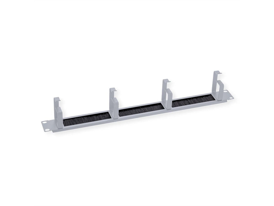 Roline 48,26cm 19pulgadas Placa Frontal 4 Ösen Tipo G Kabeldurchfuhrung Burste Ral 7035 Gris Claro
