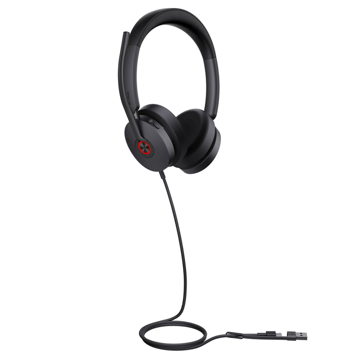 EAN 0841885125767 - Yealink UH48 Dual Teams USB-C/A Auriculares Alámbrico Diadema Llamadas/Música USB Type-C / USB Type-A Neg imagen 5