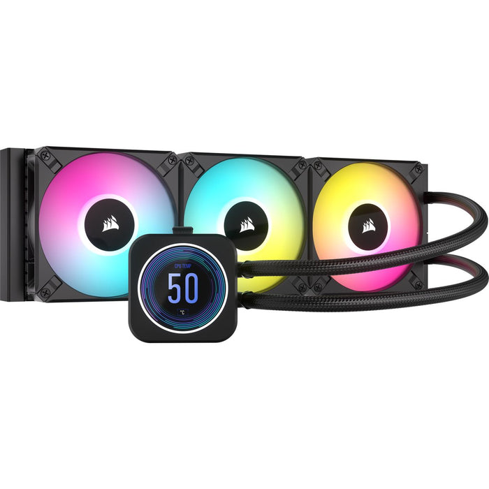 Refrigeración Líquida Corsair Cooling Hydro H150i Icue Elite Lcd Xt 360mm Cw-9060075-Ww