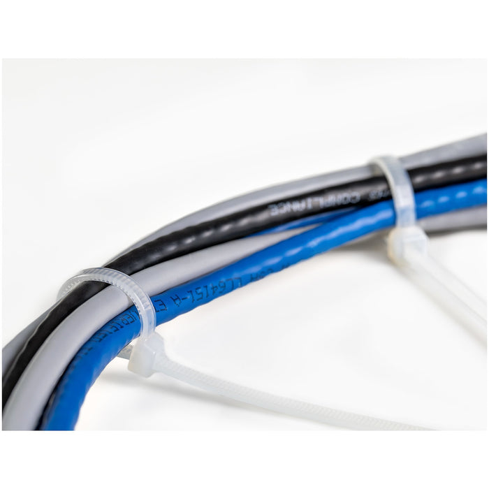 EAN 0065030890694 - StarTech.com CBMZT10NK presilla Brida reutilizable Nylon, Plástico Blanco 1000 pieza(s) imagen 5