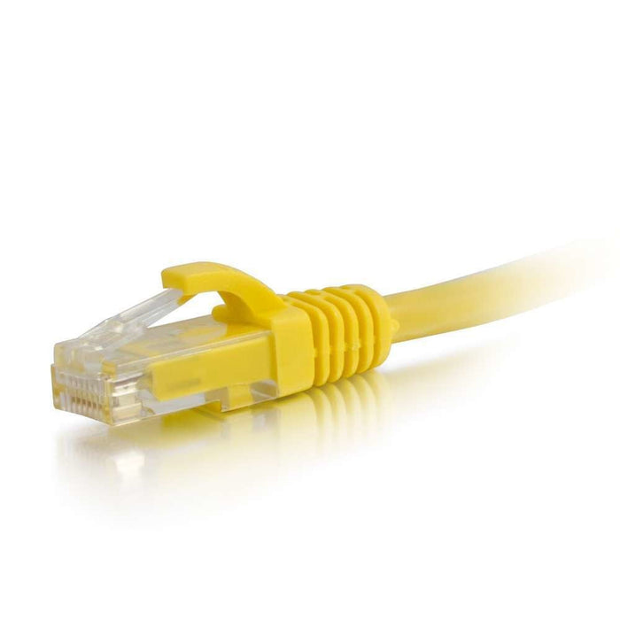 C2g Cat6 Booted Unshielded (Utp) Network Patch Cable Cable De Interconexión Rj-45 (M) A Rj-45 (M) 50 Cm Utp Cat 6 Moldeado Sin Enganches Trenzado Amarillo
