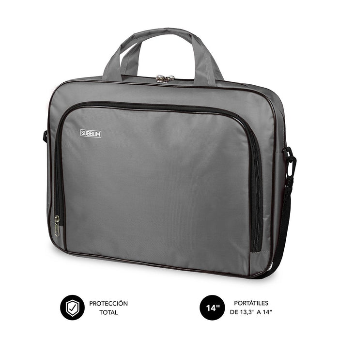 EAN 8436586741242 - SUBBLIM SUB-LB-1OLB031 maletines para portátil 35,6 cm (14") Maletín Toploader Gris imagen 1