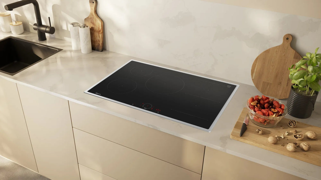 EAN 4242004272694 - Neff T58SHW1L0 hobs Negro, Acero inoxidable Integrado 80 cm Con placa de inducción 5 zona(s) imagen 4