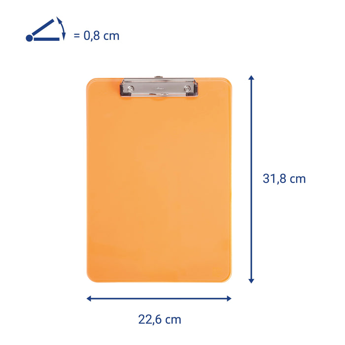 EAN 4002390062077 - MAUL 2340641 portapapel A4 Plástico Naranja, Transparente imagen 15