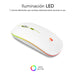 EAN 8436586742034 - SUBBLIM SUBMO-LDFLAT2 ratón Oficina Ambidextro RF Wireless + Bluetooth + USB Type-A Óptico 1600 DPI imagen 3