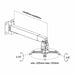 EAN 8436574703474 - AISENS CWP01TSE-049 montaje para projector Techo/pared Blanco imagen 7
