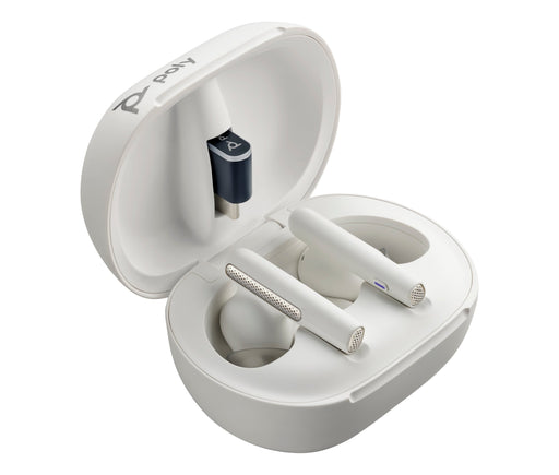 EAN 0197497838626 - HP Poly Voyager Free 60/60+ Microsoft Teams Certified White Earbuds (2 Pieces) imagen 1