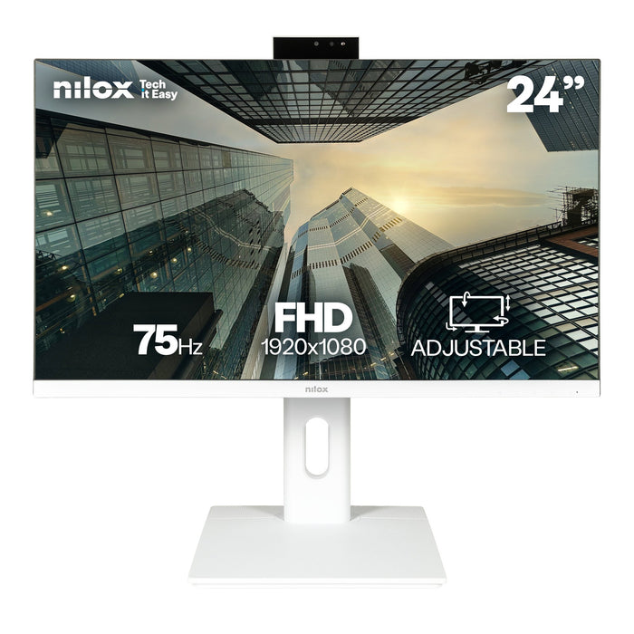 EAN 8431775035522 - Nilox NXM24REGWEB01W pantalla para PC 60,5 cm (23.8") 1920 x 1080 Pixeles Full HD LED Blanco imagen 1