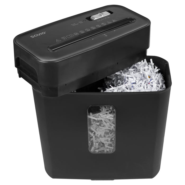 Savio Nd-01 Triturador De Papel Corte Cruzado 72 Db Negro