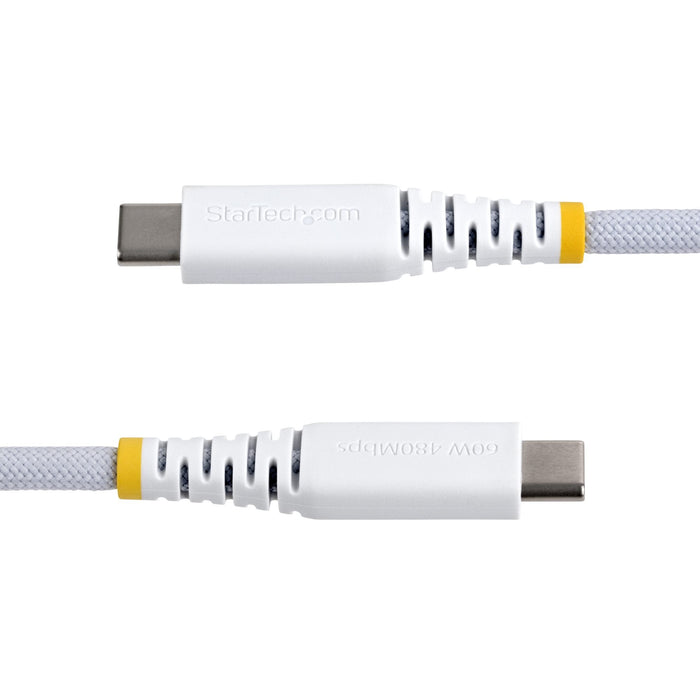 Cable De Carga Usb-C De 2m - Usb Tipo C - Pd 60w 3a - Blanco