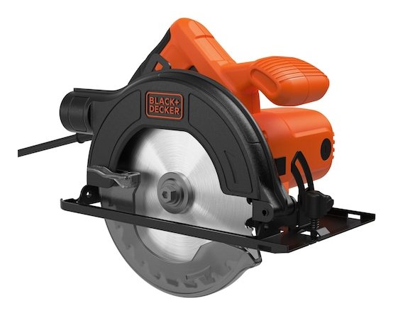 Sierra De Mesa Black Decker Cs 1200-Qs De 1200 W Y 165 Mm, Color Naranja Y Negro.