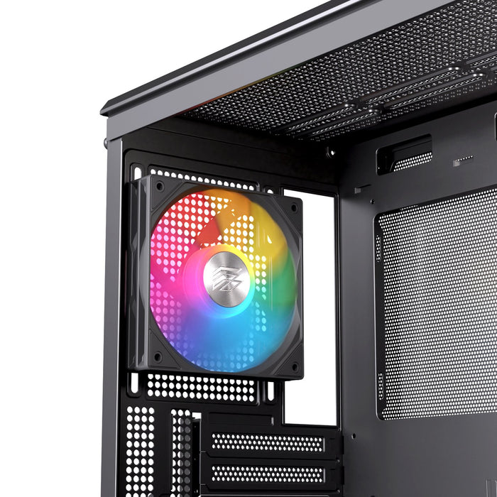 EAN 6977277363654 - Einarex EXCS-PM-400R-B carcasa de ordenador Midi Tower Negro imagen 16
