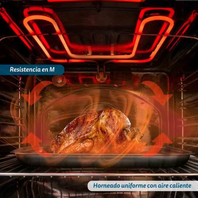 Horno Eléctrico Multifunción Grunkel 28l Plata Hr-28silver