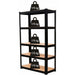EAN 5902838469880 - Topeshop REGAŁ P9030 CZARNY soporte para almacenar herramientas de jardín Independiente Acero galvanizado imagen 4