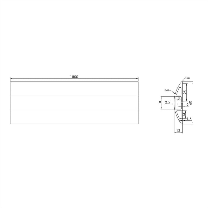 EAN 7630049626256 - ROLINE 19.08.3105 organizador de cables Universal Panel guíacables imagen 7