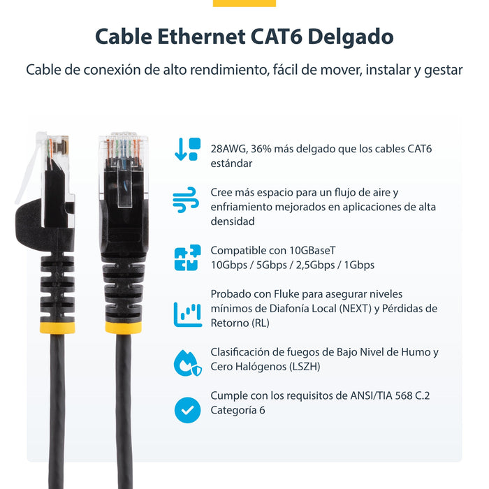 EAN 0065030918534 - StarTech.com N6PAT100CMWHS cable de red U/UTP (UTP) Alrededor imagen 6
