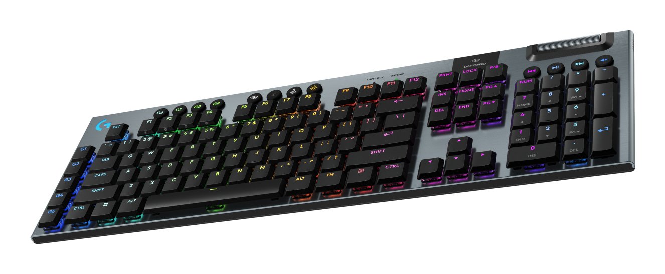 EAN 5099206121409 - Logitech G G915 X Lightspeed teclado Juego RF Wireless + Bluetooth QWERTY Internacional de EE.UU. Negro imagen 4