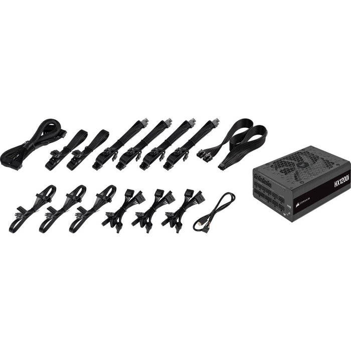 EAN 0840006671589 - Corsair HXi Series HX1200i unidad de fuente de alimentación 1200 W 24-pin ATX ATX Negro imagen 10