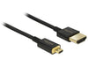 EAN 4043619847839 - DeLOCK HDMI-A/HDMI Micro-D, 2 m cable HDMI HDMI tipo A (Estándar) HDMI tipo D (Micro) Negro imagen 1