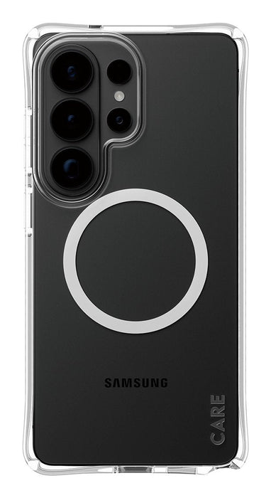 Care By Panzerglass Samba Case Transparent W. Blanco Qi Samsung New Galaxy S26 Ultra