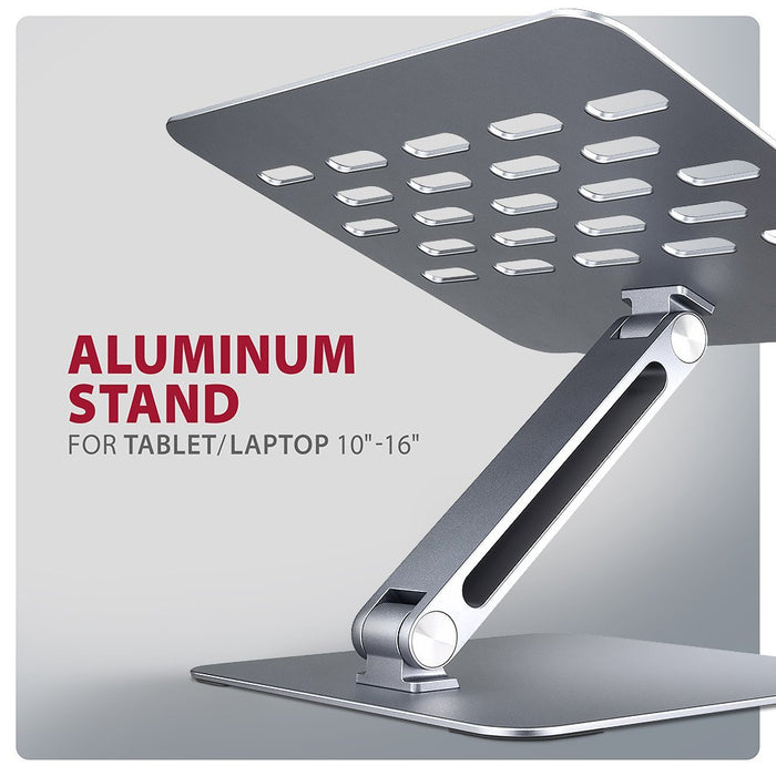 EAN 8595247908179 - Axagon STND-LQ soporte para ordenador portátil Soporte para ordenador portátil y tableta Gris 43,9 cm (17 imagen 3