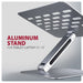 EAN 8595247908179 - Axagon STND-LQ soporte para ordenador portátil Soporte para ordenador portátil y tableta Gris 43,9 cm (17 imagen 3