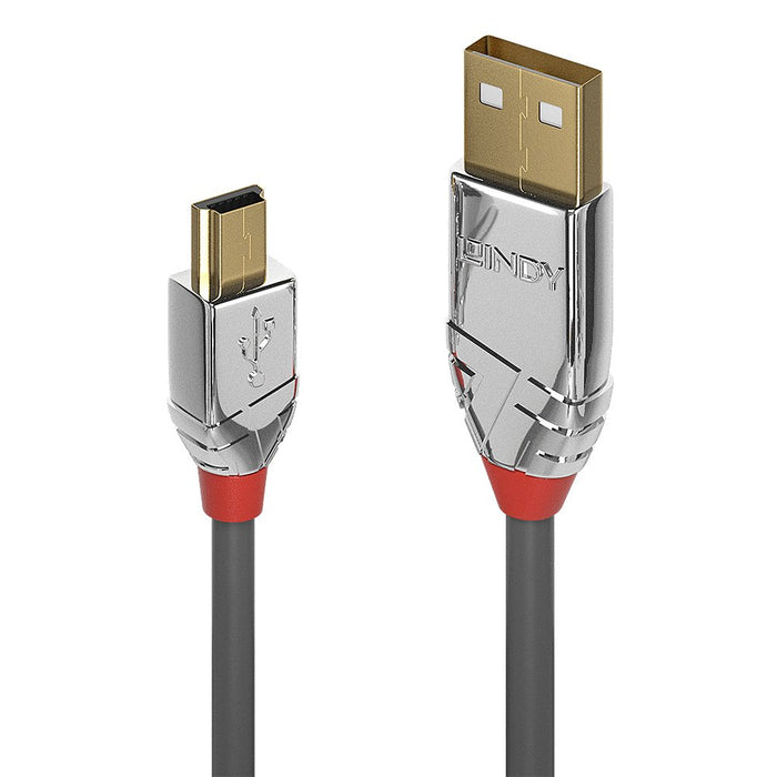 EAN 4002888366342 - Lindy 36634 cable USB USB 2.0 5 m USB A Mini-USB B Gris imagen 1