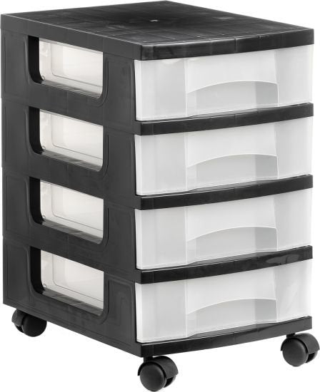 EAN 8429368094537 - Archivo 2000 1104R CS TL cajonera para oficina Negro Plástico imagen 1