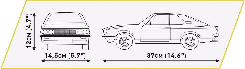 EAN 5902251243395 - COBI Opel Manta A 1970 imagen 8