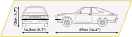 EAN 5902251243395 - COBI Opel Manta A 1970 imagen 8