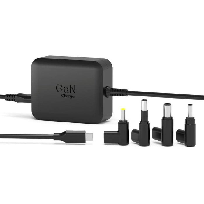 Fuente De Alimentación Secteur Gan 100w Hp - 4 Embouts-Negro