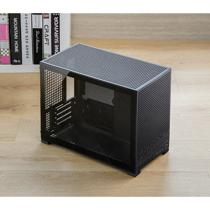 Jonsbo D32 Pro Negro Pc-Gehäuse, Mini-Gehäuse, Matx, Tempered Glass - Schwarz