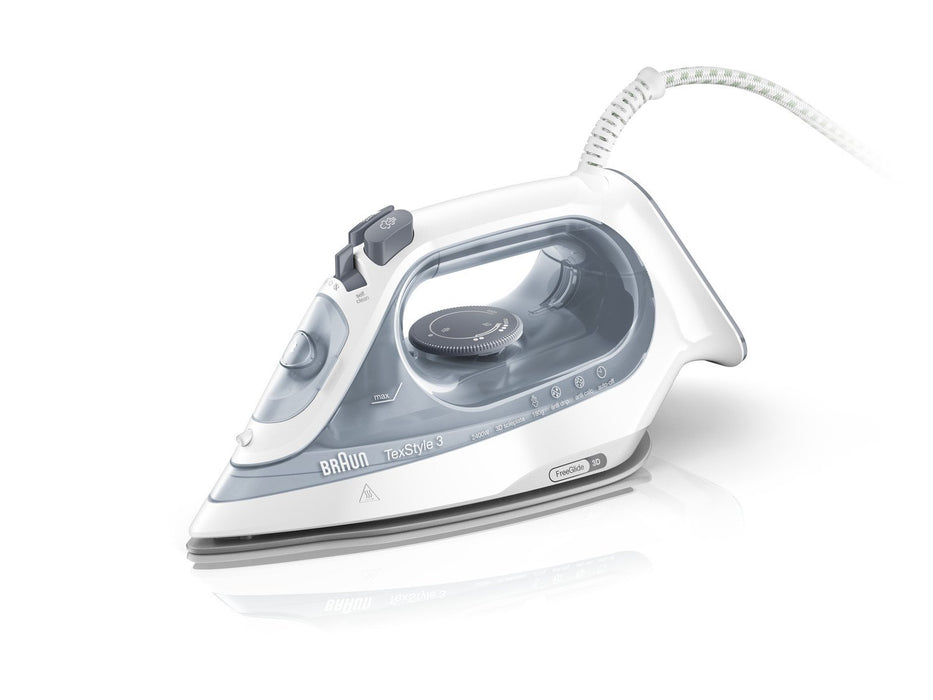 EAN 8021098270702 - Braun TexStyle 3 SI3054GY Plancha a vapor Suela de cerámica 2400 W Gris imagen 1