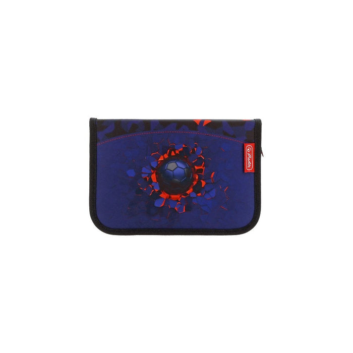 Herlitz Juego De Mochilas Escolares De 4 Piezas, Color Azul Y Rojo,