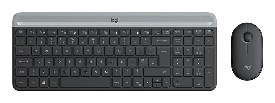 EAN 5099206086500 - Logitech 920-009194 teclado Ratón incluido Universal RF inalámbrico AZERTY Belga Grafito imagen 1