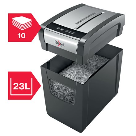 EAN 5028252523301 - Rexel Momentum X410-SL triturador de papel Corte cruzado 62 dB Negro, Gris imagen 6