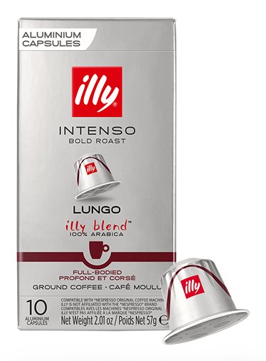 Illycaffè Kapseln (Para Nespresso®) Intenso Lungo 10 Stück