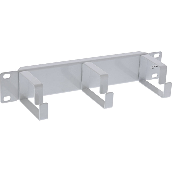 Panel De Gestión De Cables Inline De 10", 3 Soportes, Gris Ral 7035