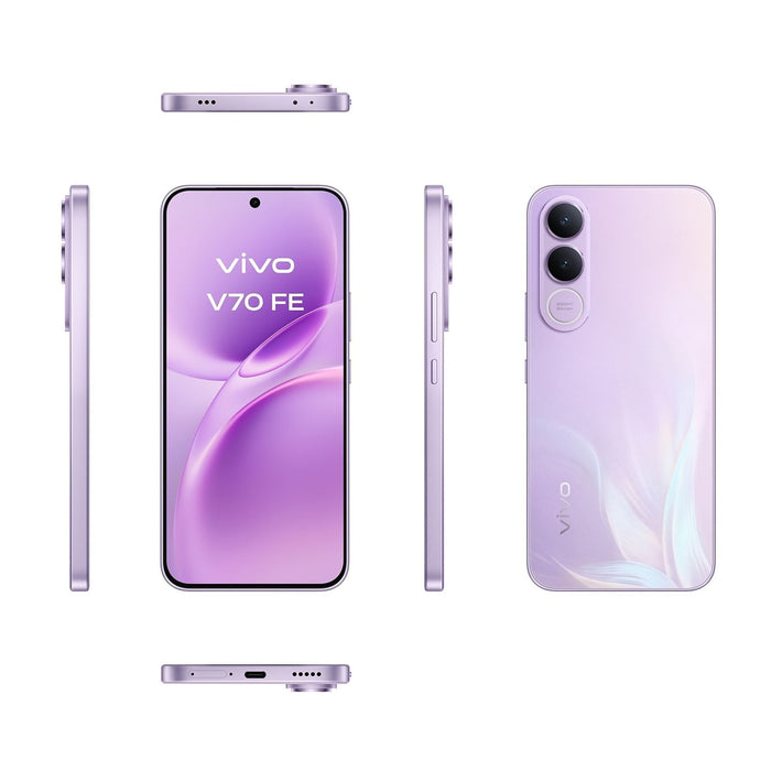 Smartphone Vivo V70 Fe 8gb 512gb 6.83' 5g Púrpura Incluye Cargador + Auriculares