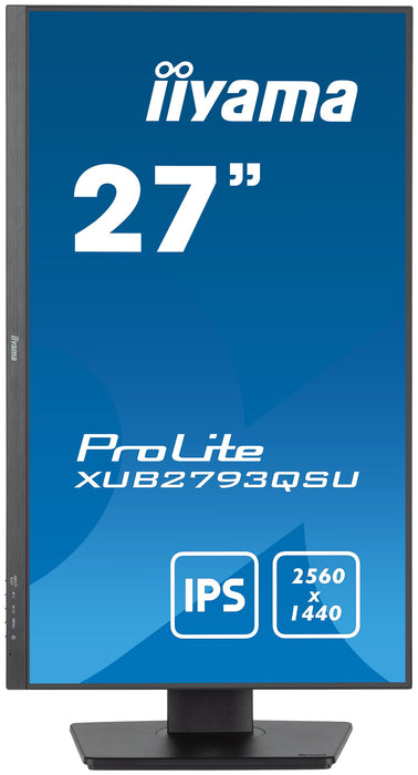 EAN 4948570124657 - iiyama XUB2793QSU-B7 pantalla para PC 68,6 cm (27") 2560 x 1440 Pixeles Quad HD LED Negro imagen 3