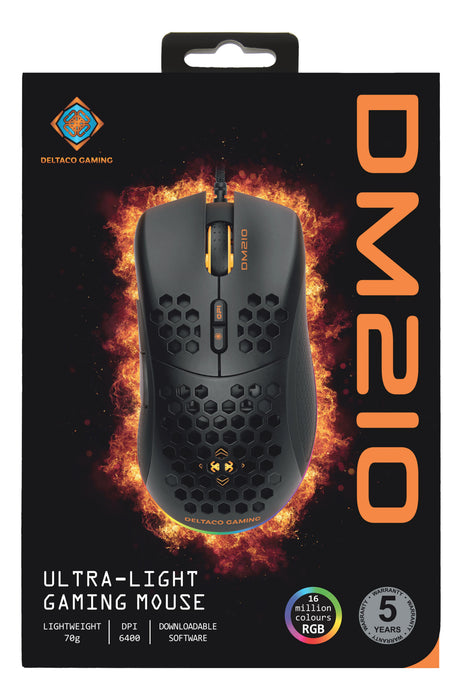 EAN 7333048047021 - Deltaco Gaming GAM-108 ratón Juego mano derecha USB tipo A Óptico 6400 DPI imagen 10
