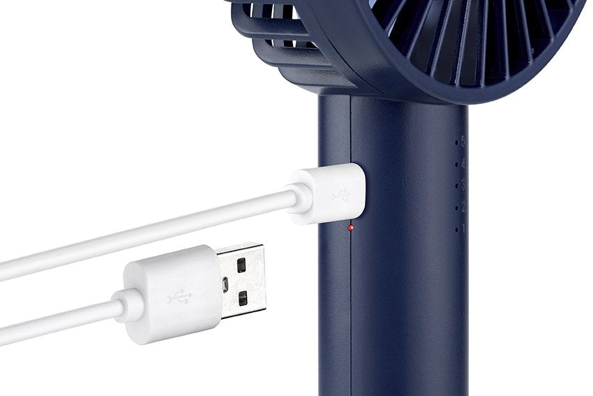 86628 Handventilator Breezy Ii Azul 4w 5 Geschwindigkeitsstufen Ø10cm