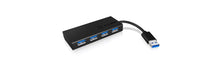 EAN 4250078160373 - ICY BOX IB-AC6104-B USB 3.2 Gen 1 (3.1 Gen 1) Type-A 5000 Mbit/s Negro imagen 1