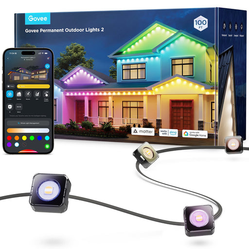 EAN 6974316993322 - Govee Permanent Outdoor Lights 2 Luz de pared inteligente Wi-Fi/Bluetooth imagen 1
