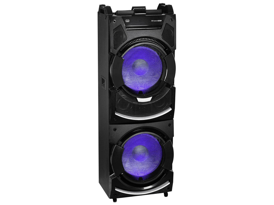 Xfest High Power Amplified Speaker 500w Bluetooth Usb Aux-In Tws Trevi 4500 Dj